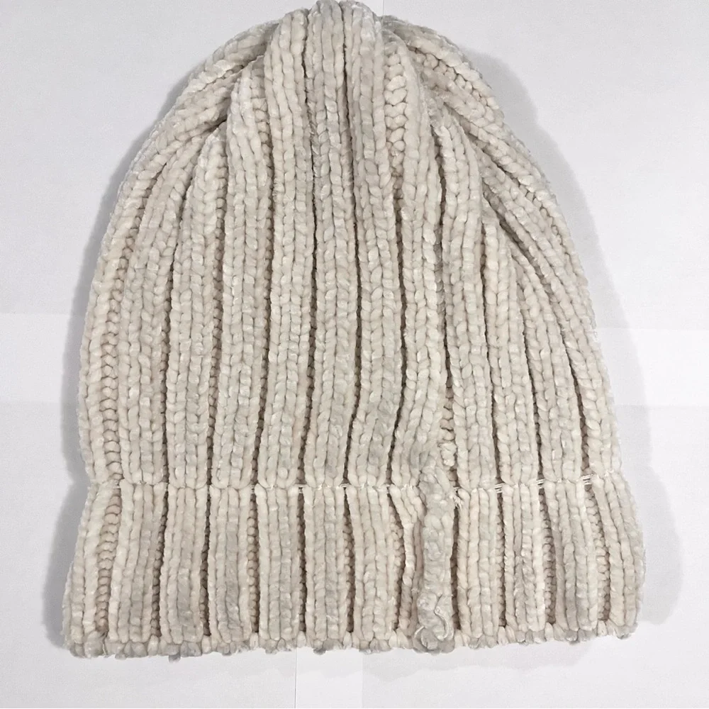 C.C Cream Natural Polyester Beanie Cap
